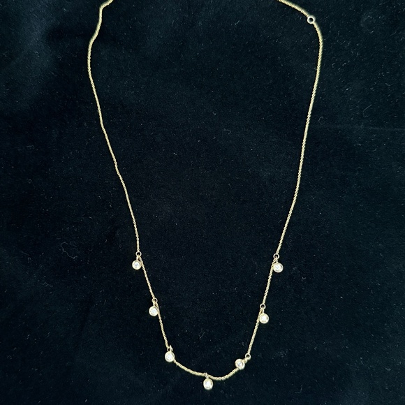 Roberto Coin 18K Yellow Gold Seven-Station Diamond Necklace - Picture 12 of 15